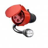 Комплект CЕЕ Евро адаптери към трифазен 32А 3бр. Go-e Charger